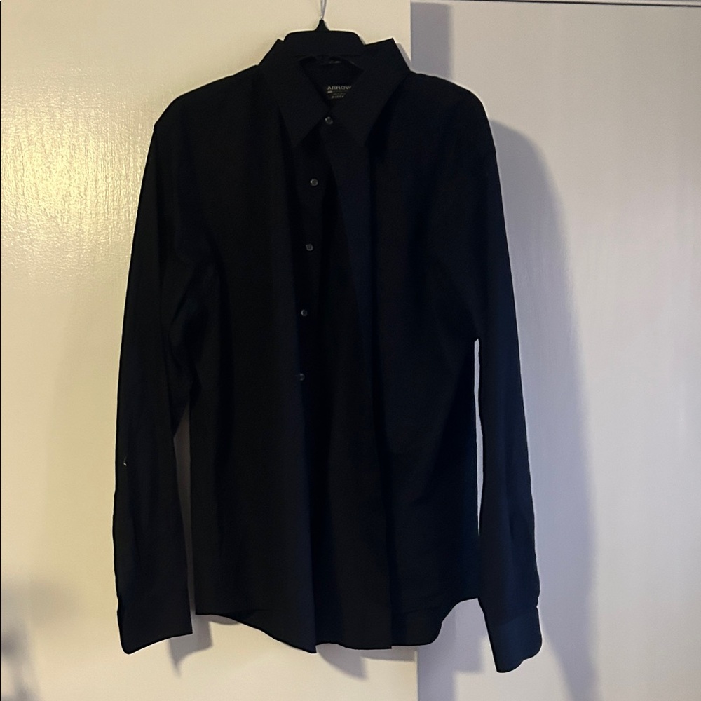 Arrow Classic Black Dress Shirt